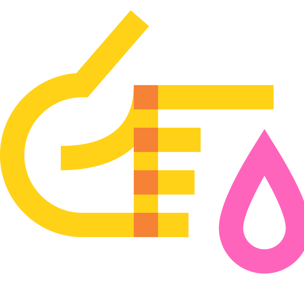 water color style diabetes icon