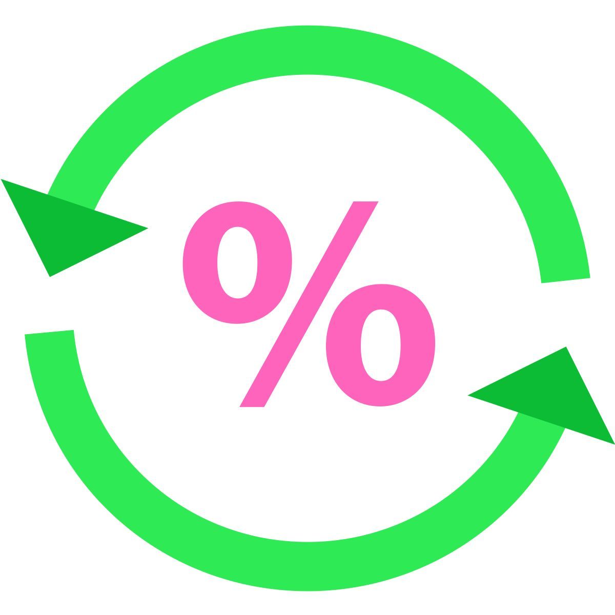 water color style dividends icon