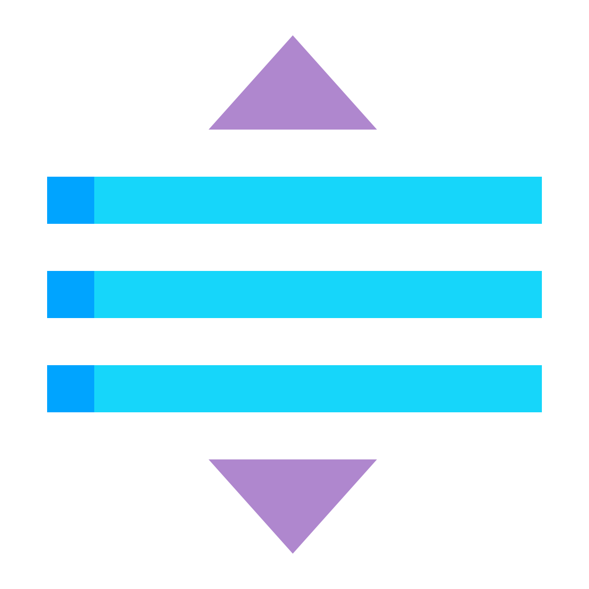 water color style drag reorder icon