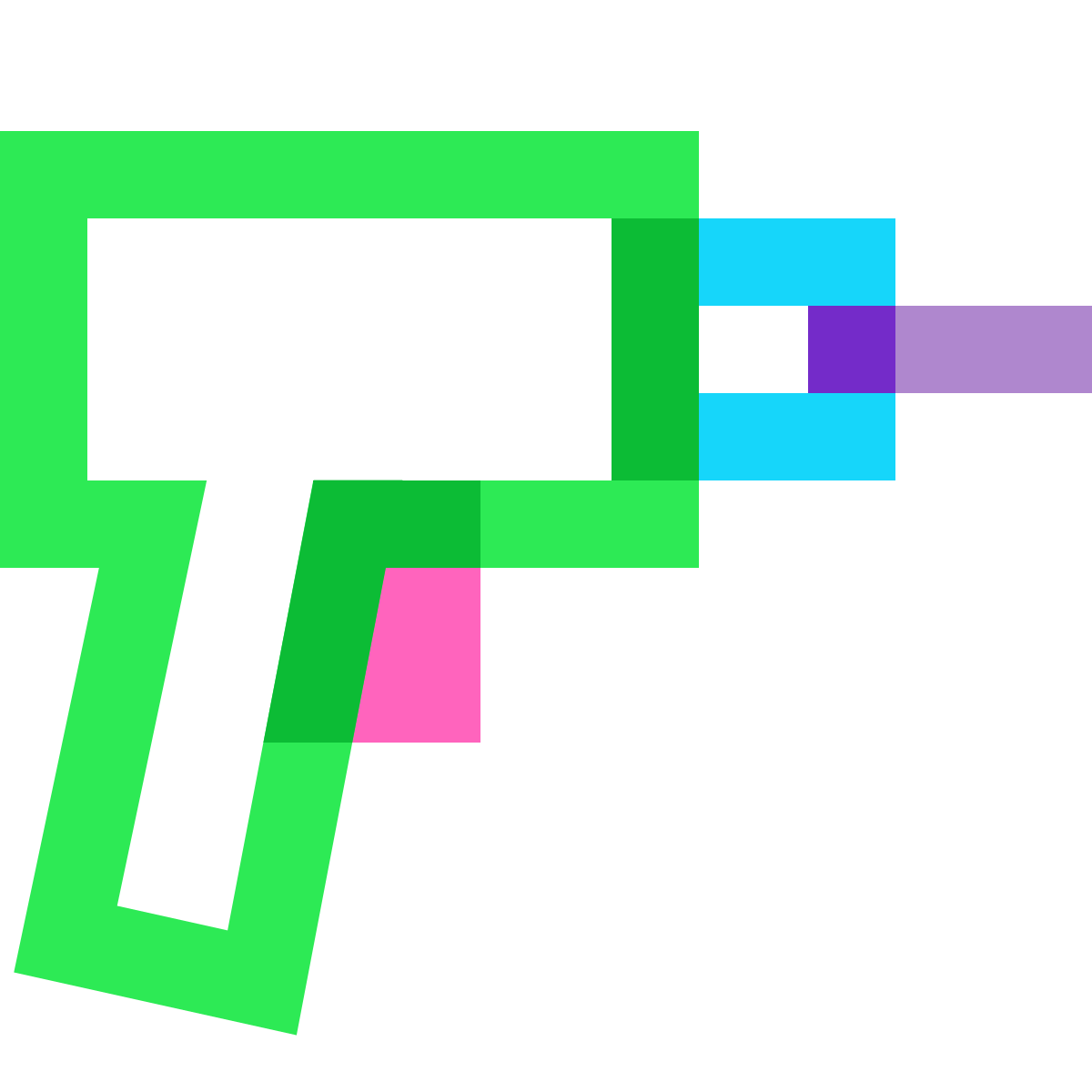 water color style drill icon