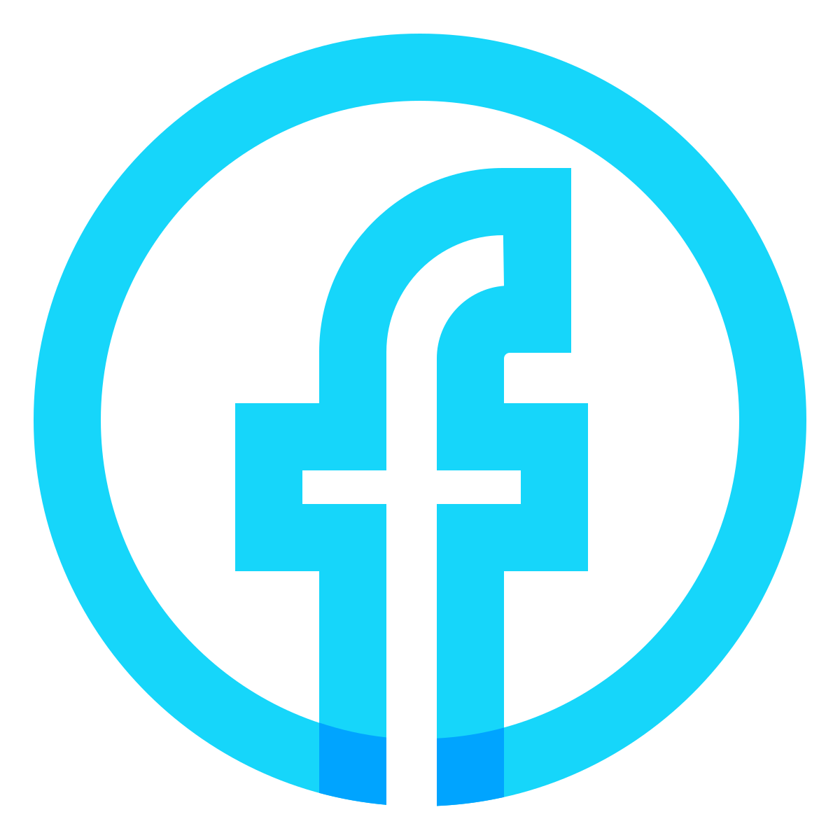 water color style facebook new icon