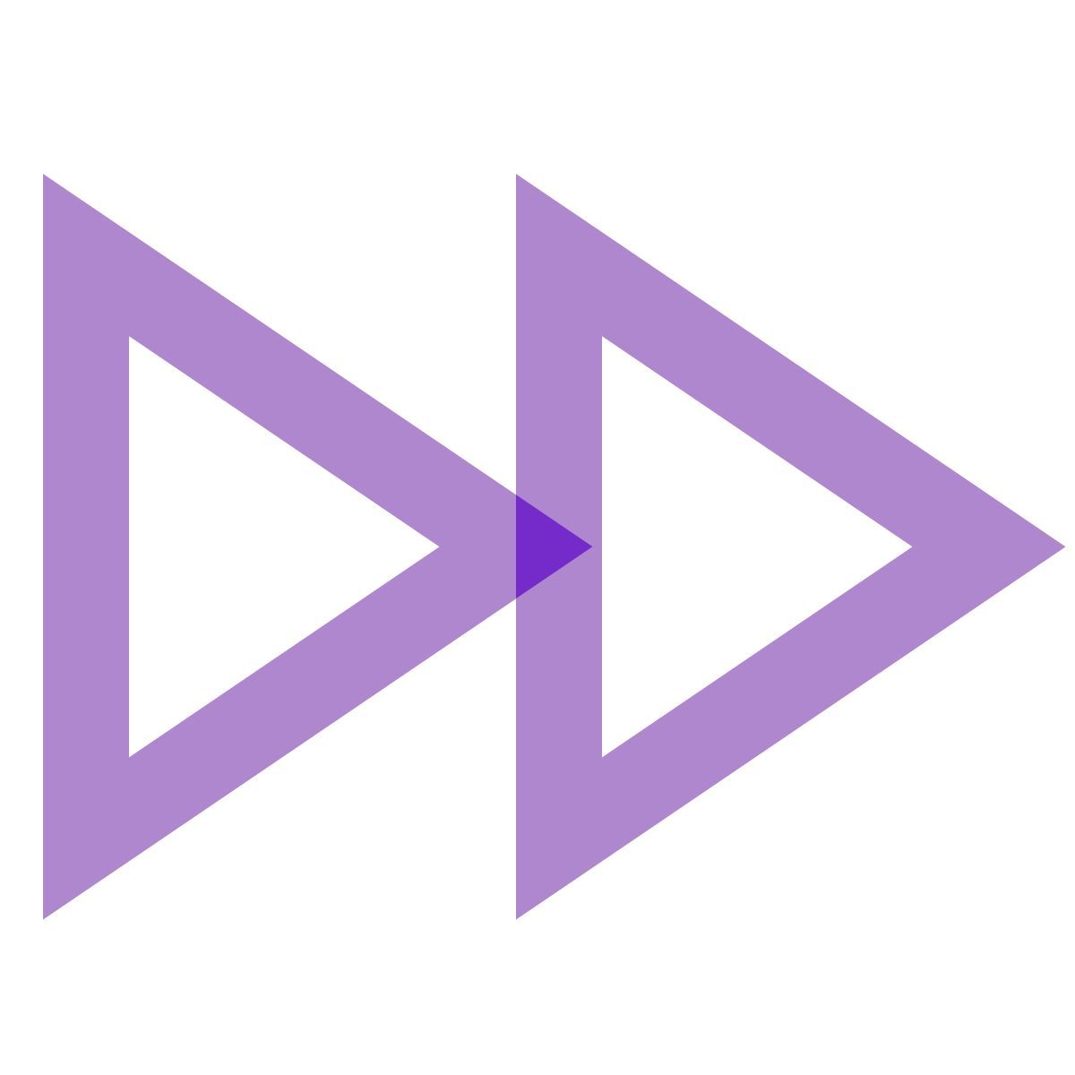 water color style 빨리 감기 icon