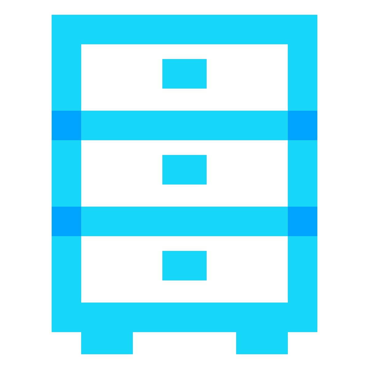 water color style filing cabinet icon