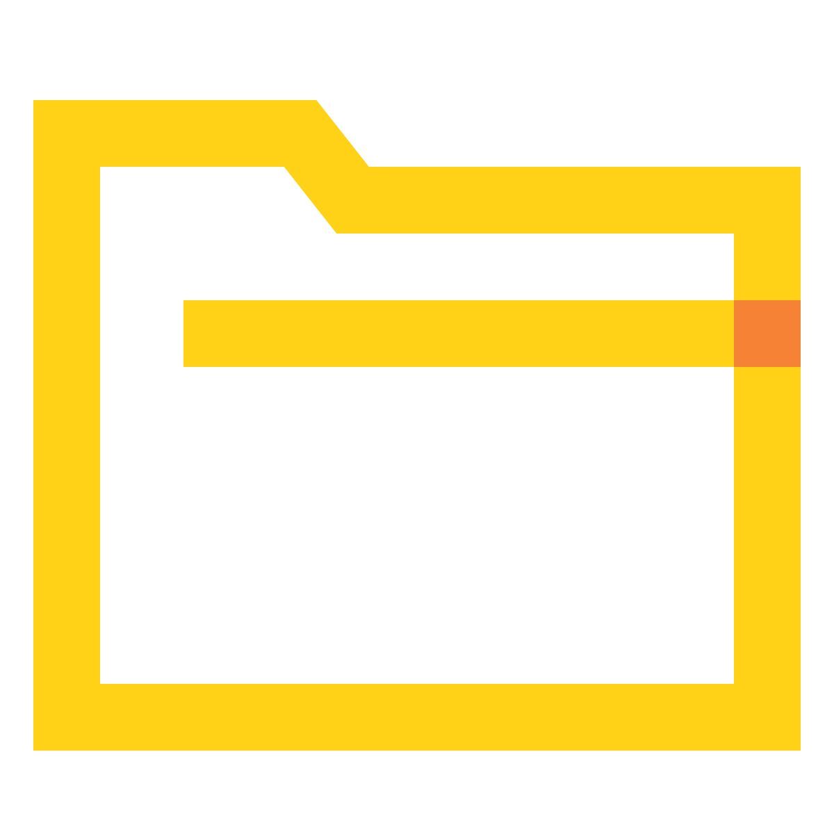 water color style cartella icon