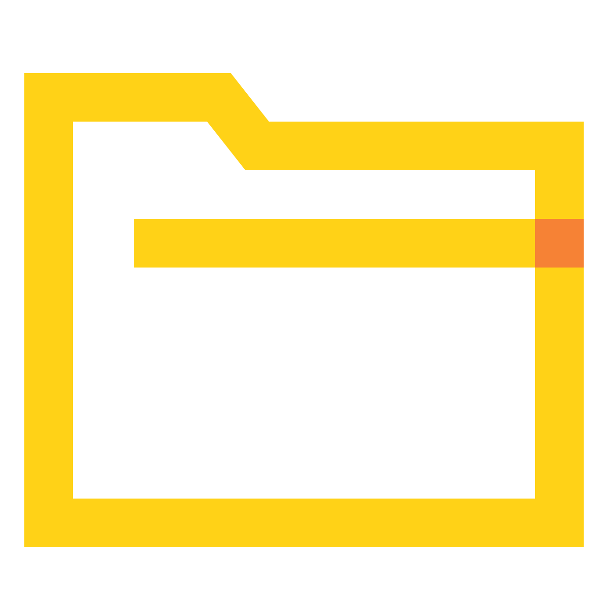 water color style folder invoices icon