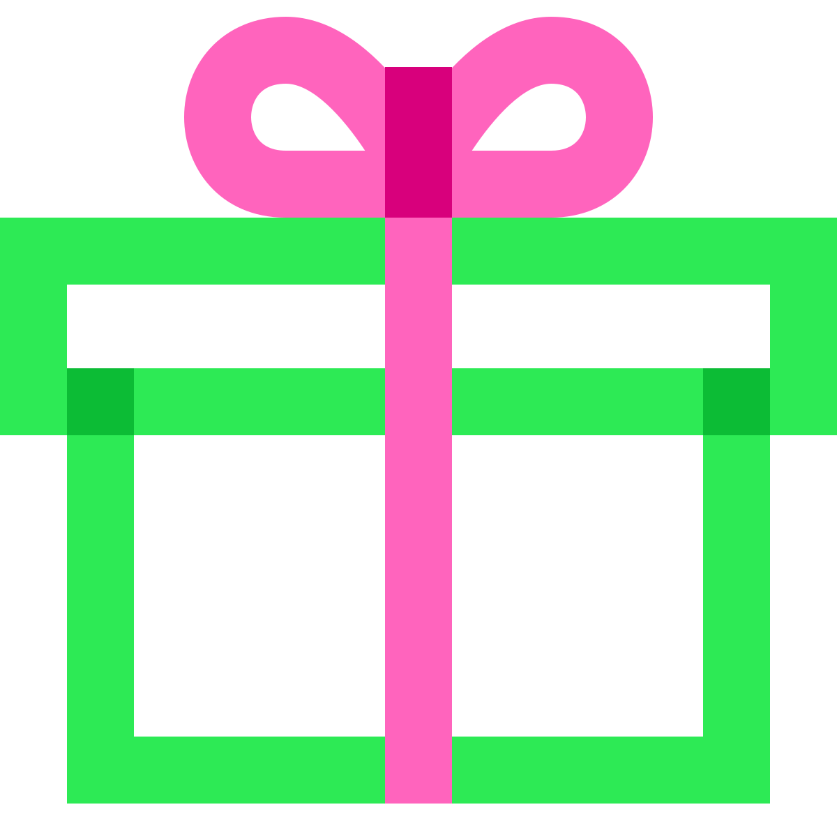 water color style gift icon