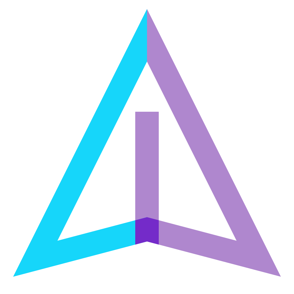 water color style gps device icon