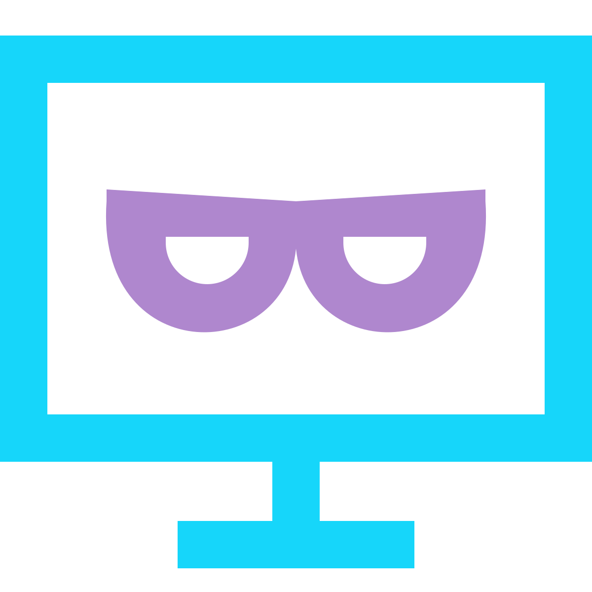 water color style hacking icon