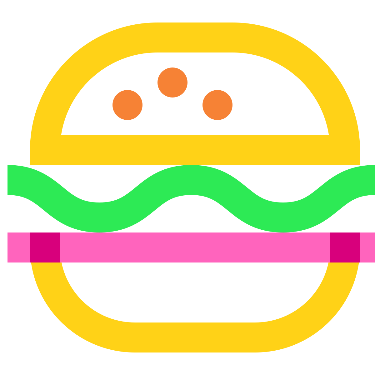 water color style hamburger icon