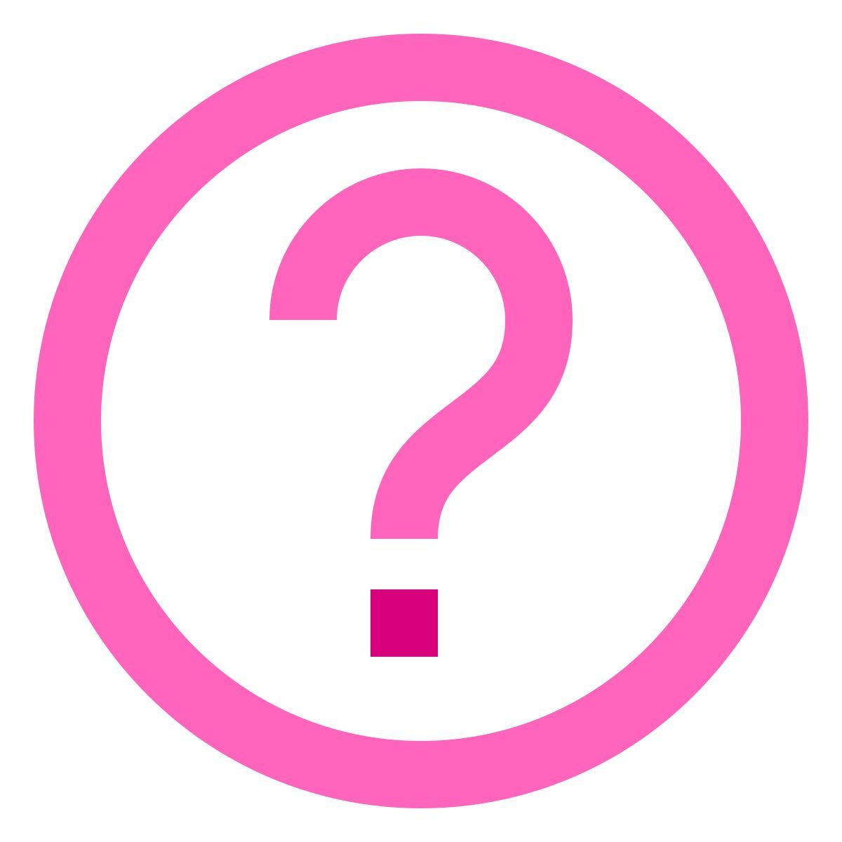 water color style help icon