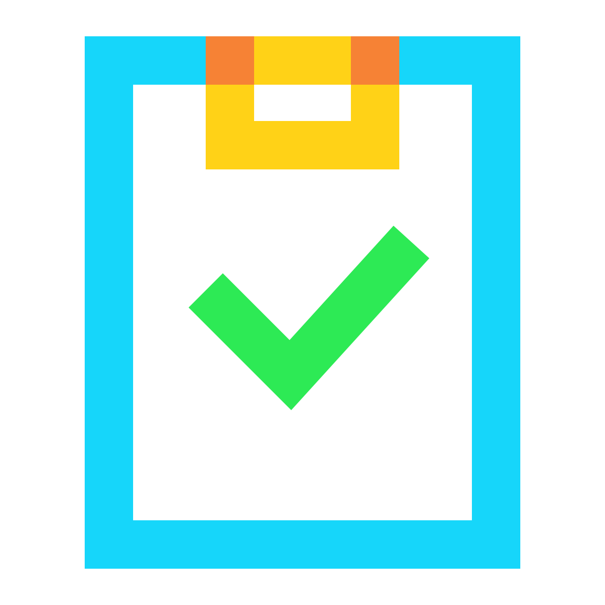 water color style inspection icon