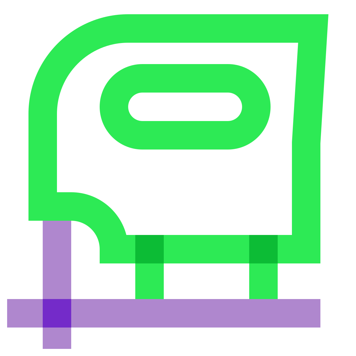 water color style jigsaw icon