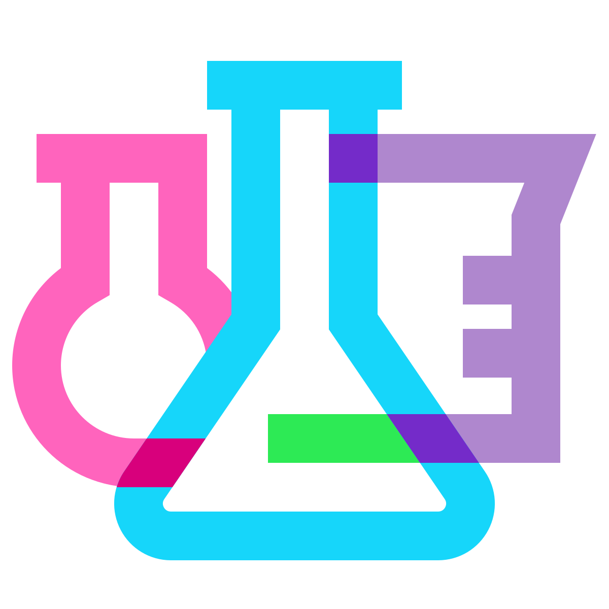 water color style lab items icon