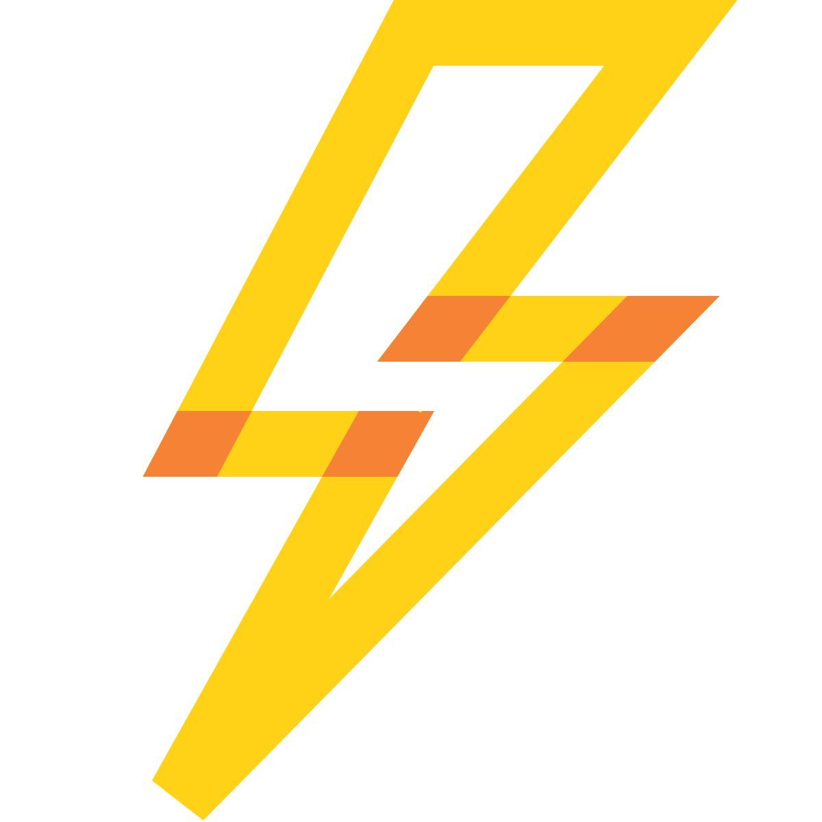 water color style relâmpago icon