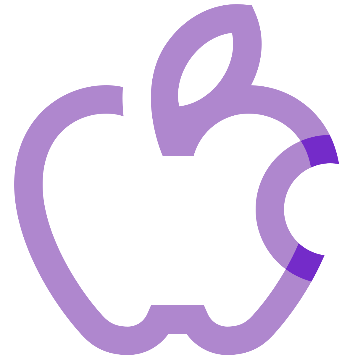 water color style mac os icon