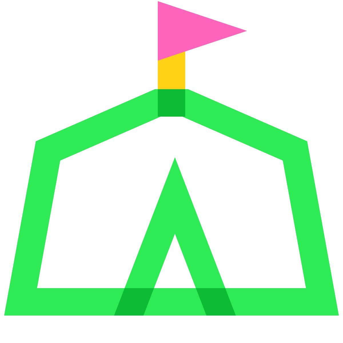 water color style lager icon