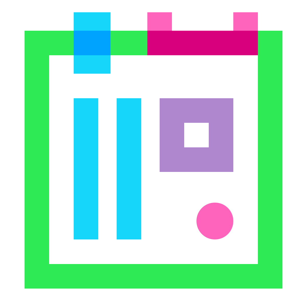 water color style motherboard icon
