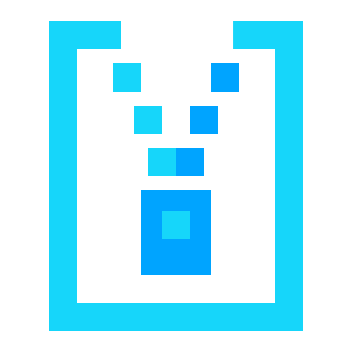 water color style open archive icon