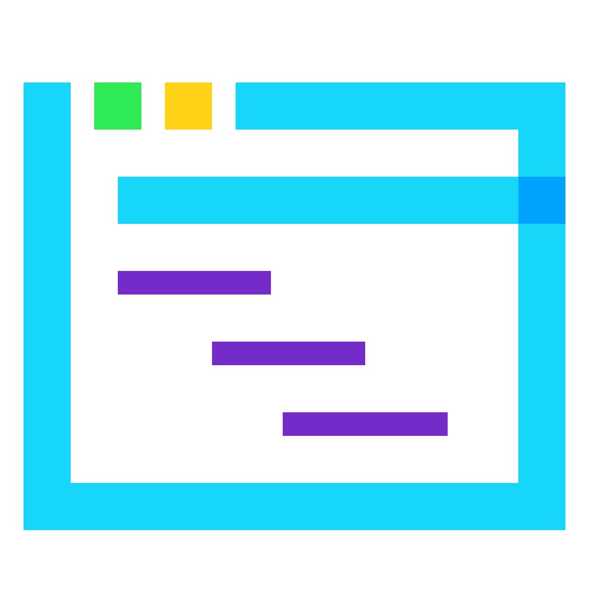 water color style outline icon