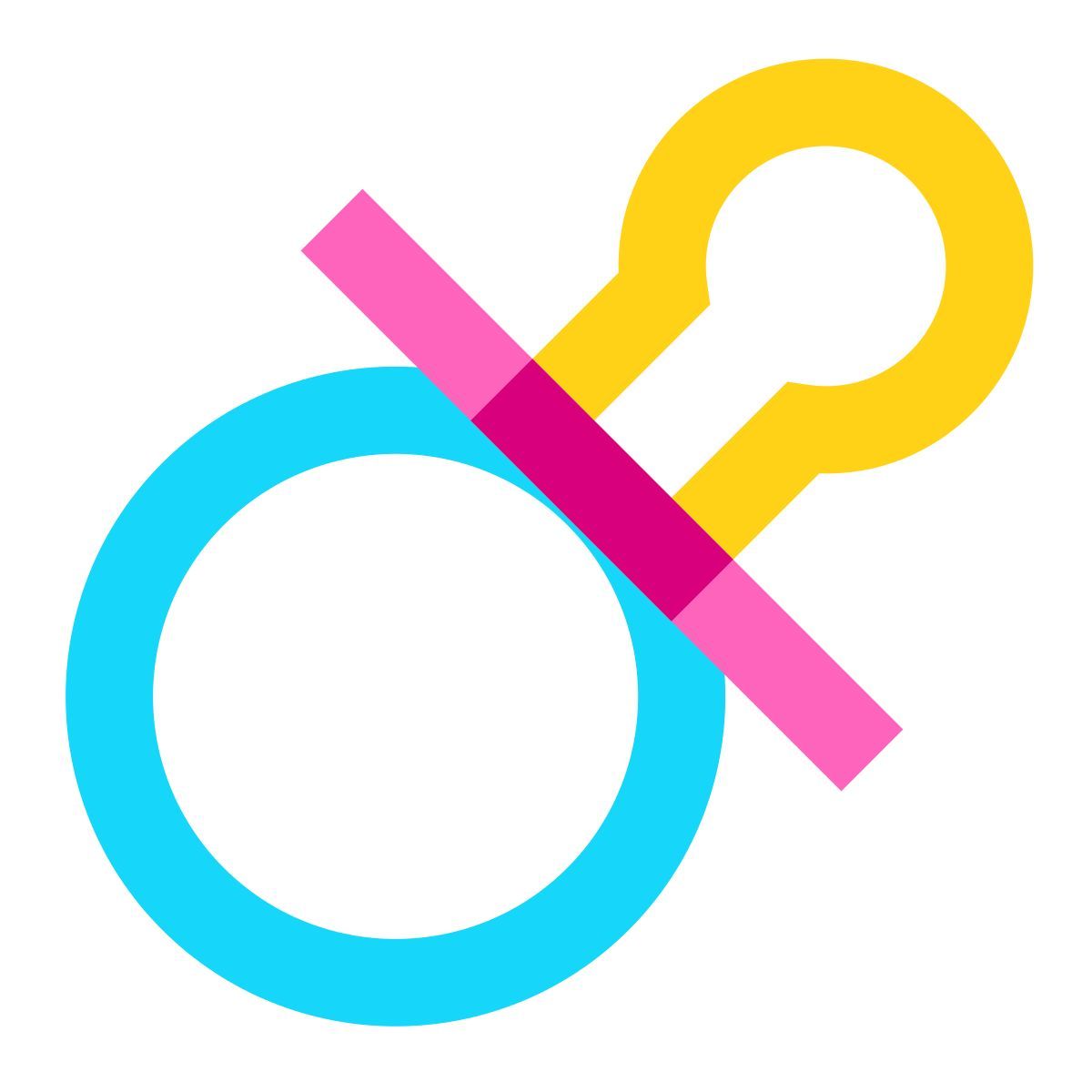 water color style schnuller icon