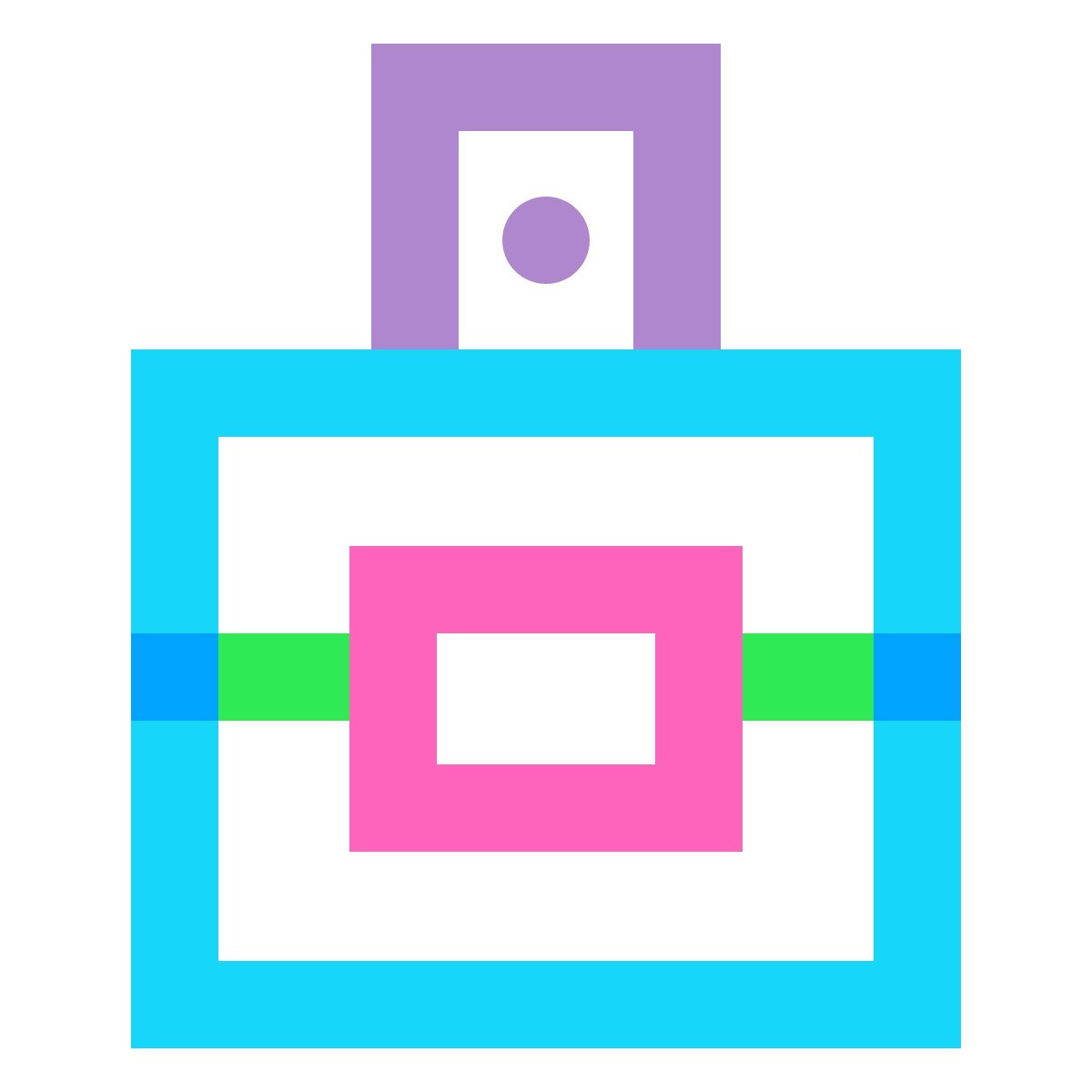 water color style perfume bottle icon