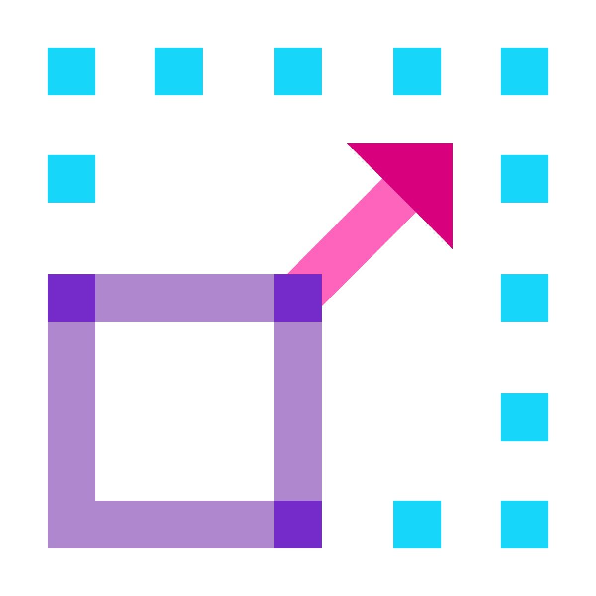 water color style 调整大小 icon