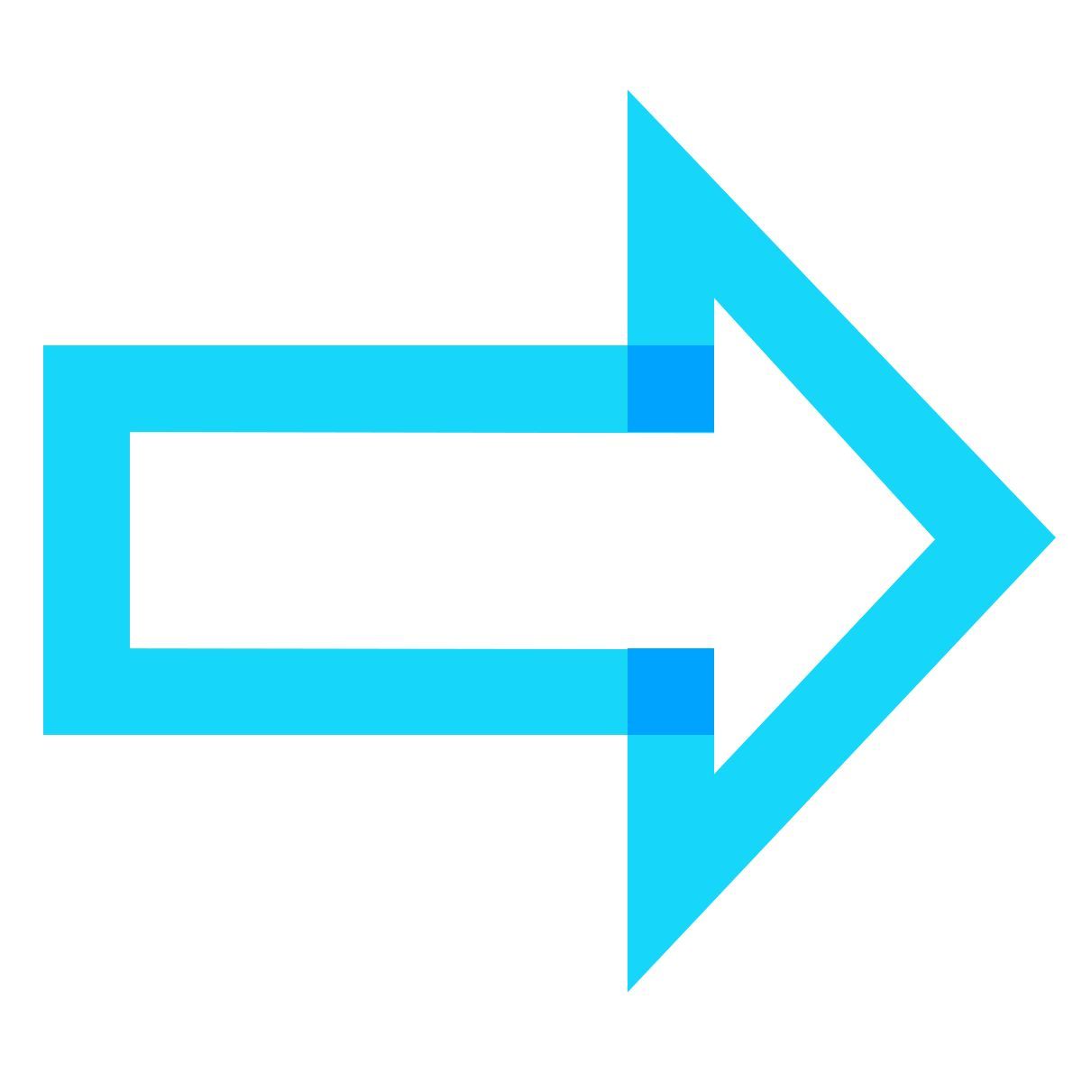 water color style rechts icon