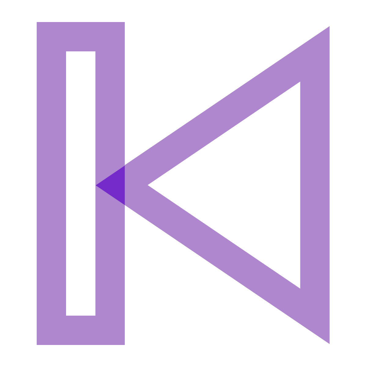 water color style skip to start icon