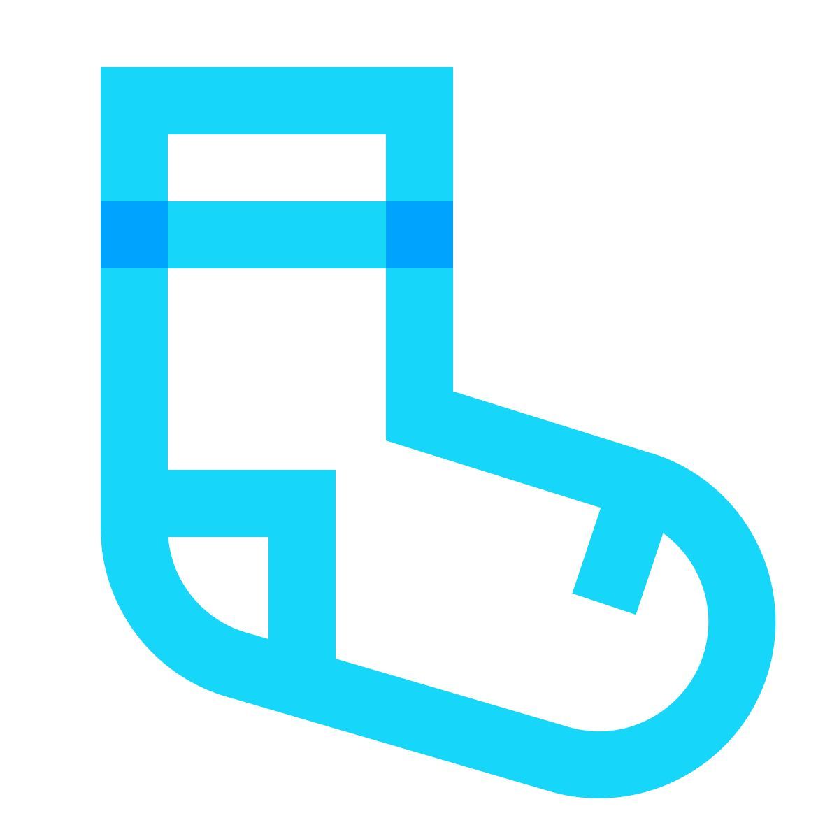 water color style calzini icon