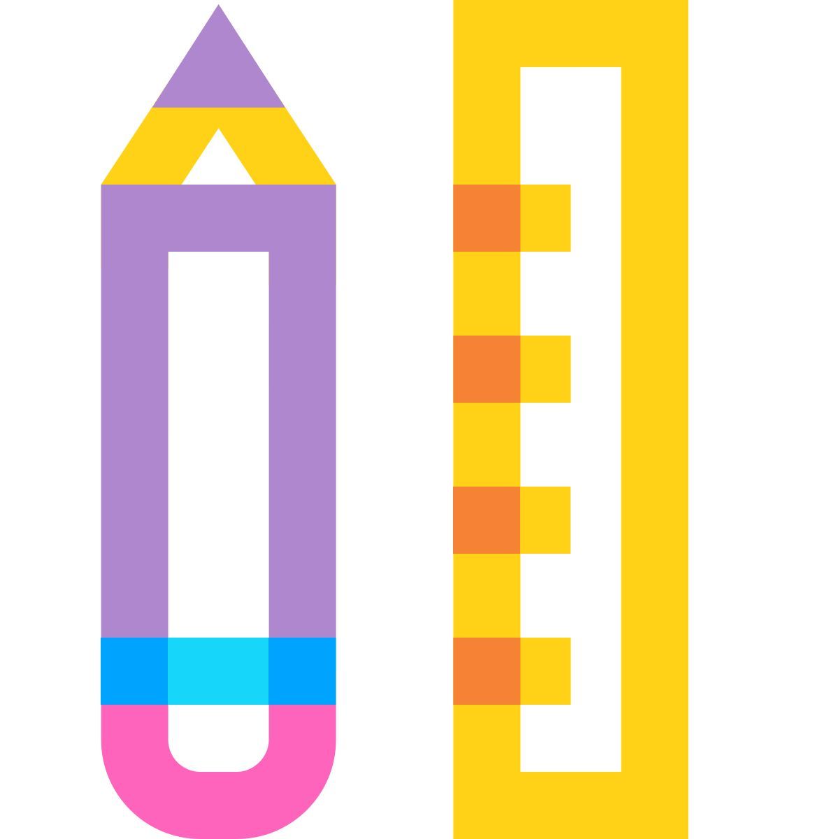 water color style papelería icon