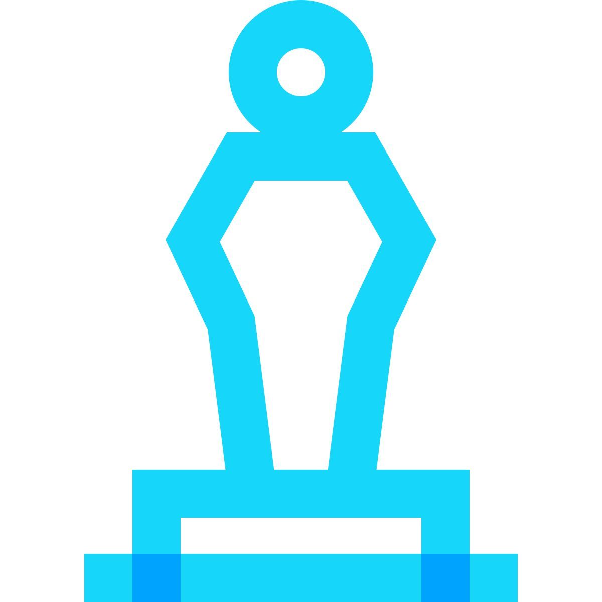 water color style estatua icon