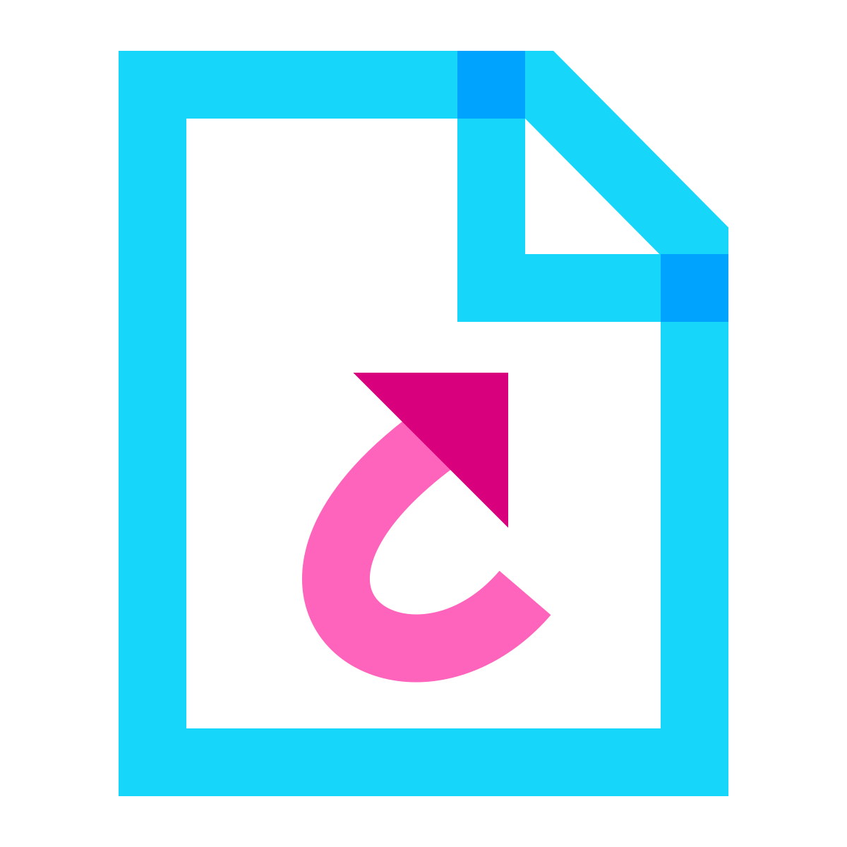 water color style symlink file icon