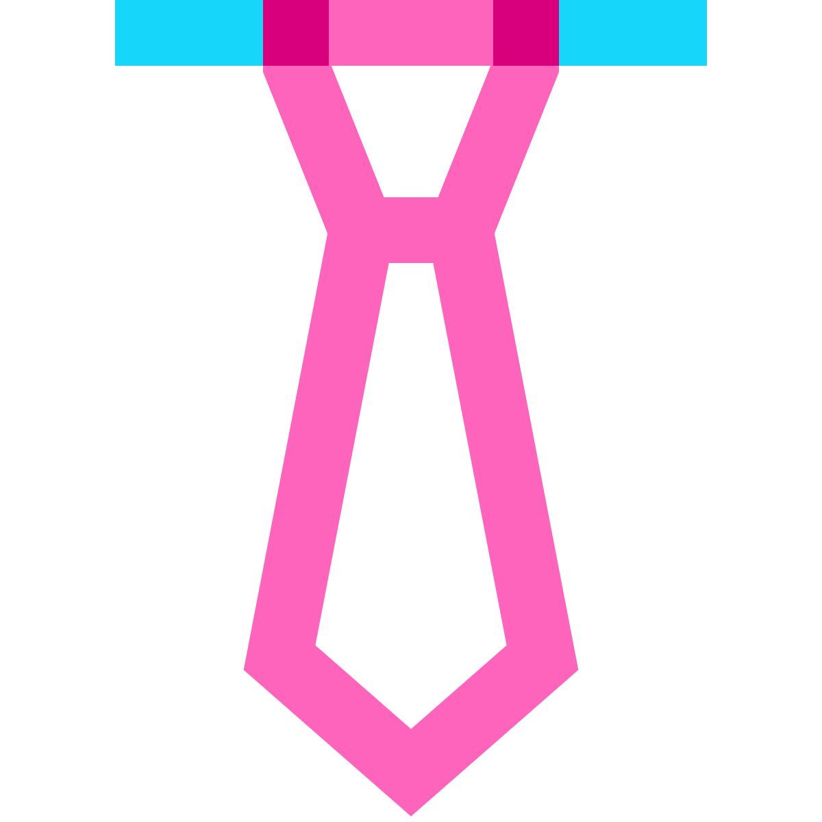 water color style cravate icon