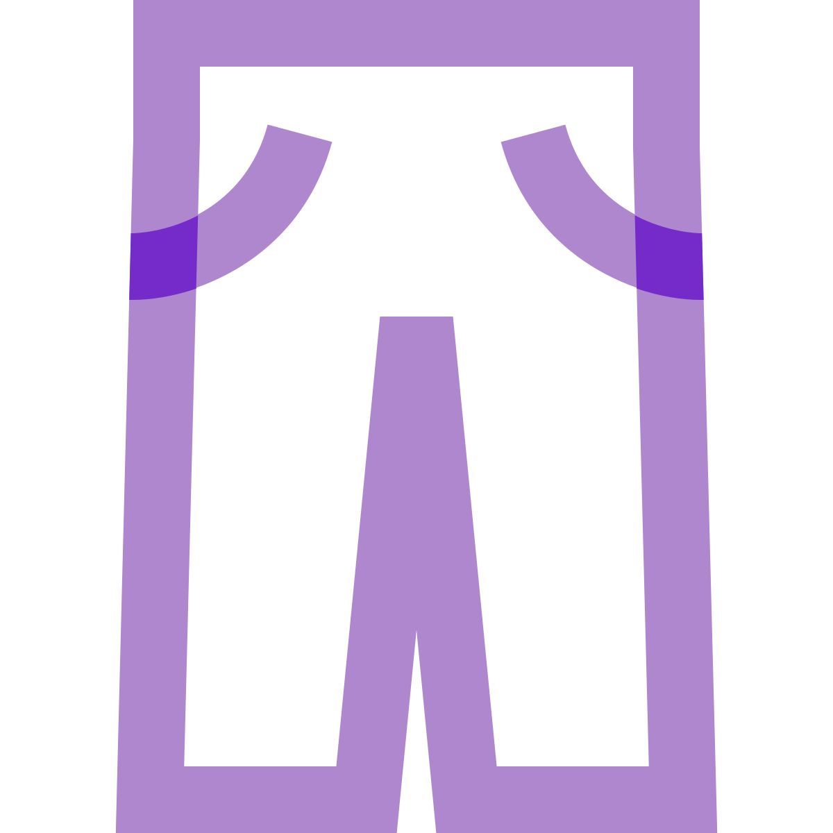water color style trousers icon