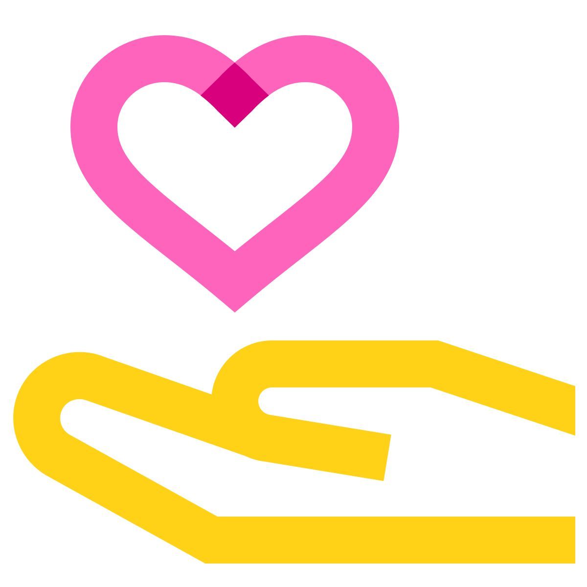 water color style vertrauen icon