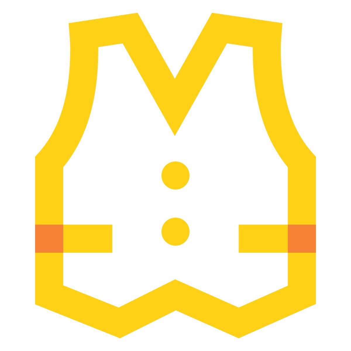 water color style 背心 icon