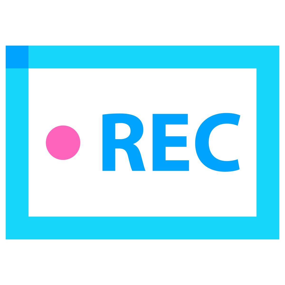 water color style 视频记录 icon