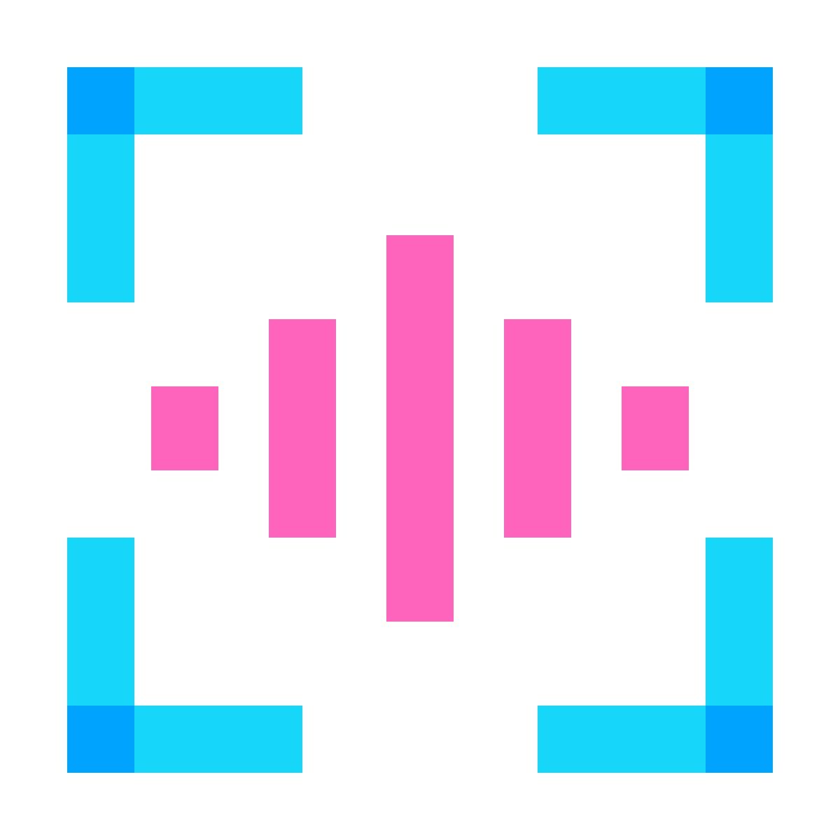 water color style identification vocale icon