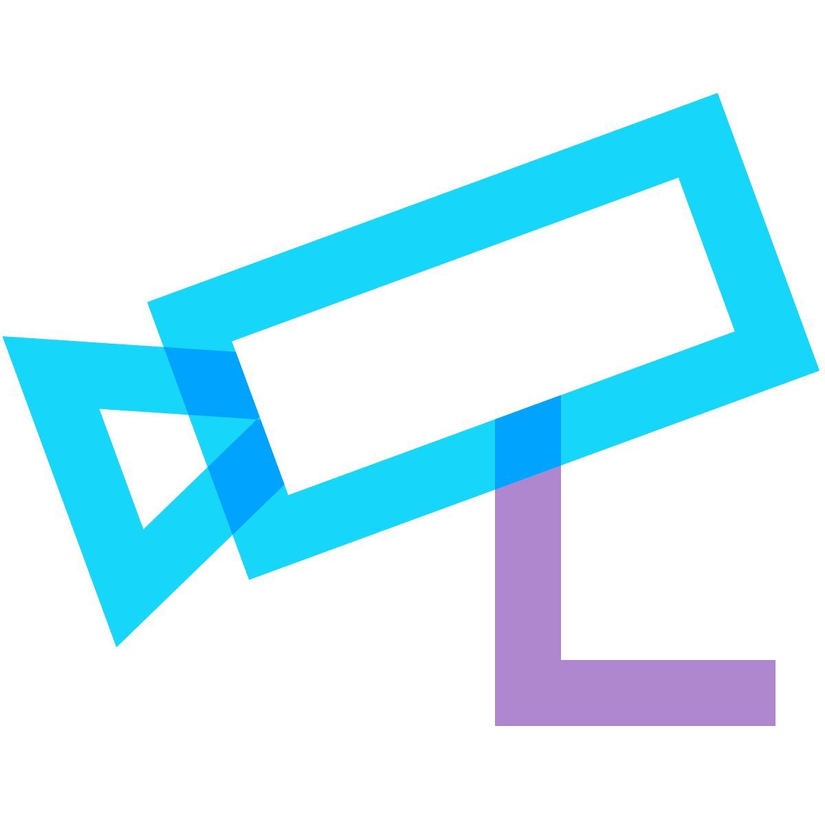 water color style 벽 마운트 카메라 icon