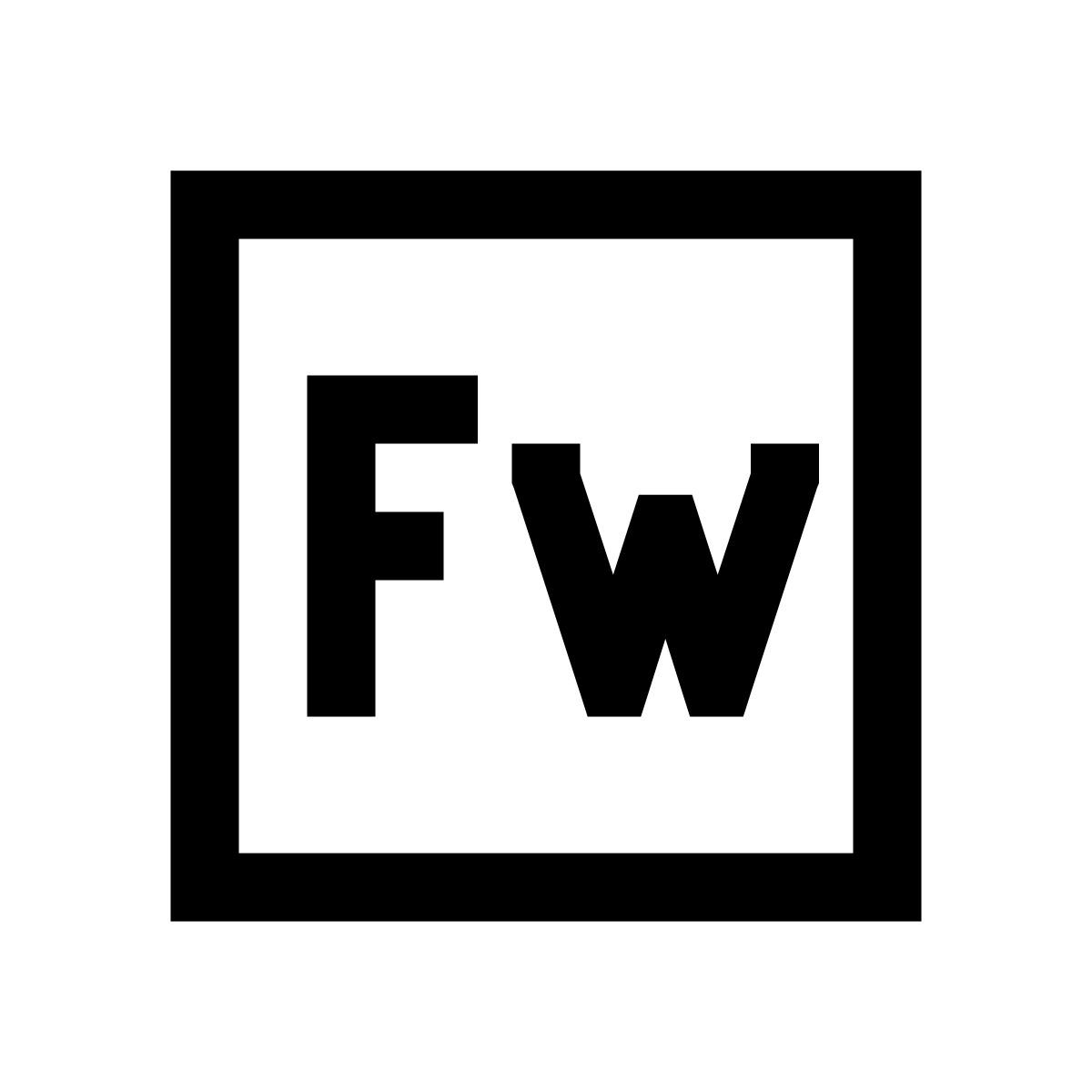 windows 10 style adobe fireworks icon
