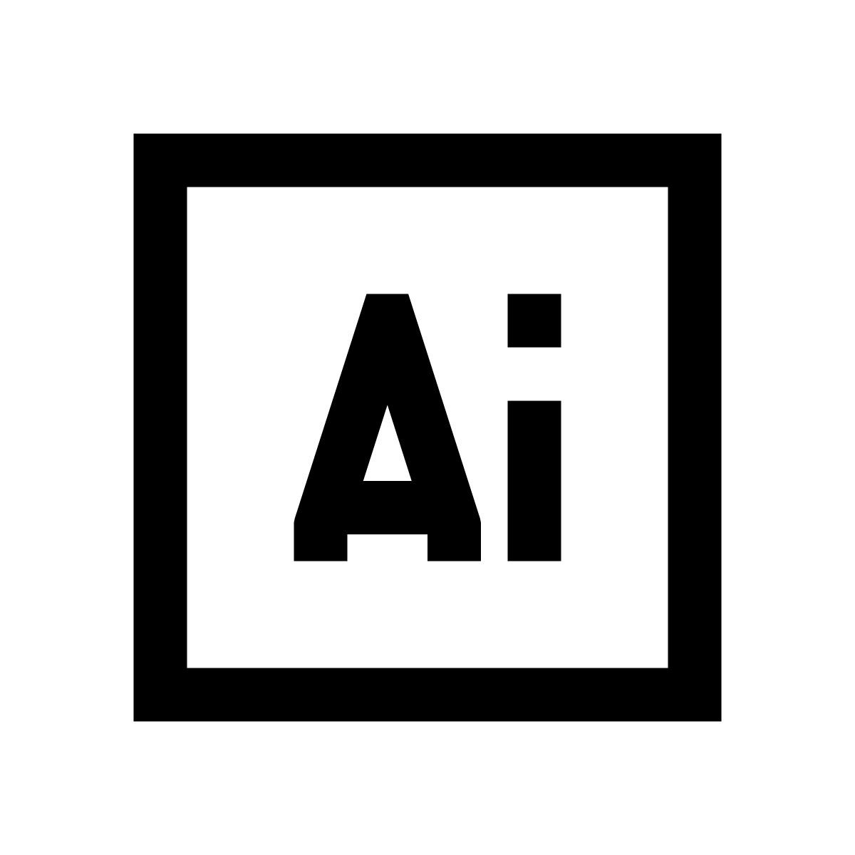 windows 10 style adobe illustrator icon