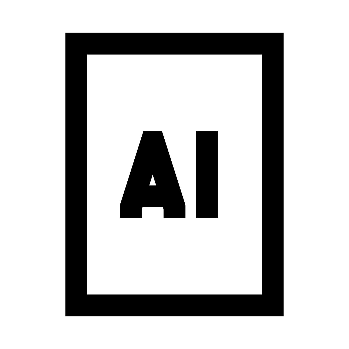 windows 10 style ai file icon