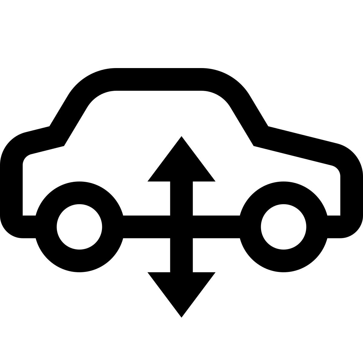 windows 10 style 에어 서스펜션 경고 icon