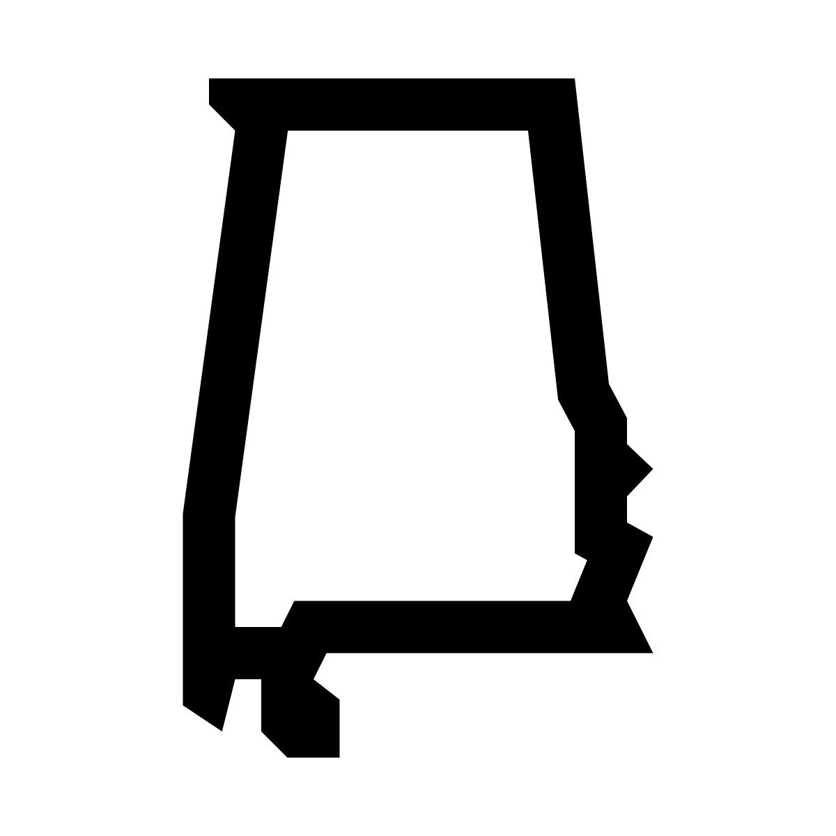 windows 10 style 阿拉巴马 icon