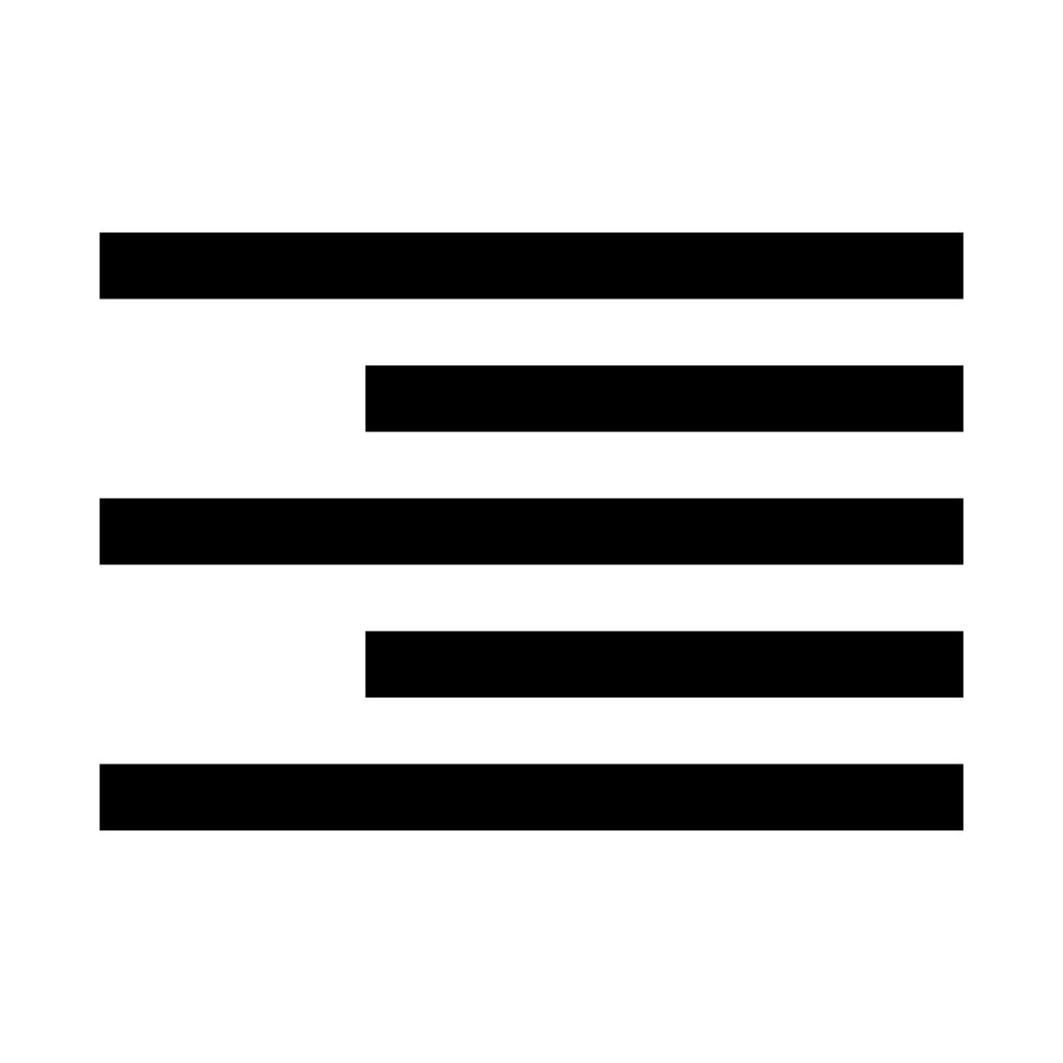 windows 10 style allinea a destra icon