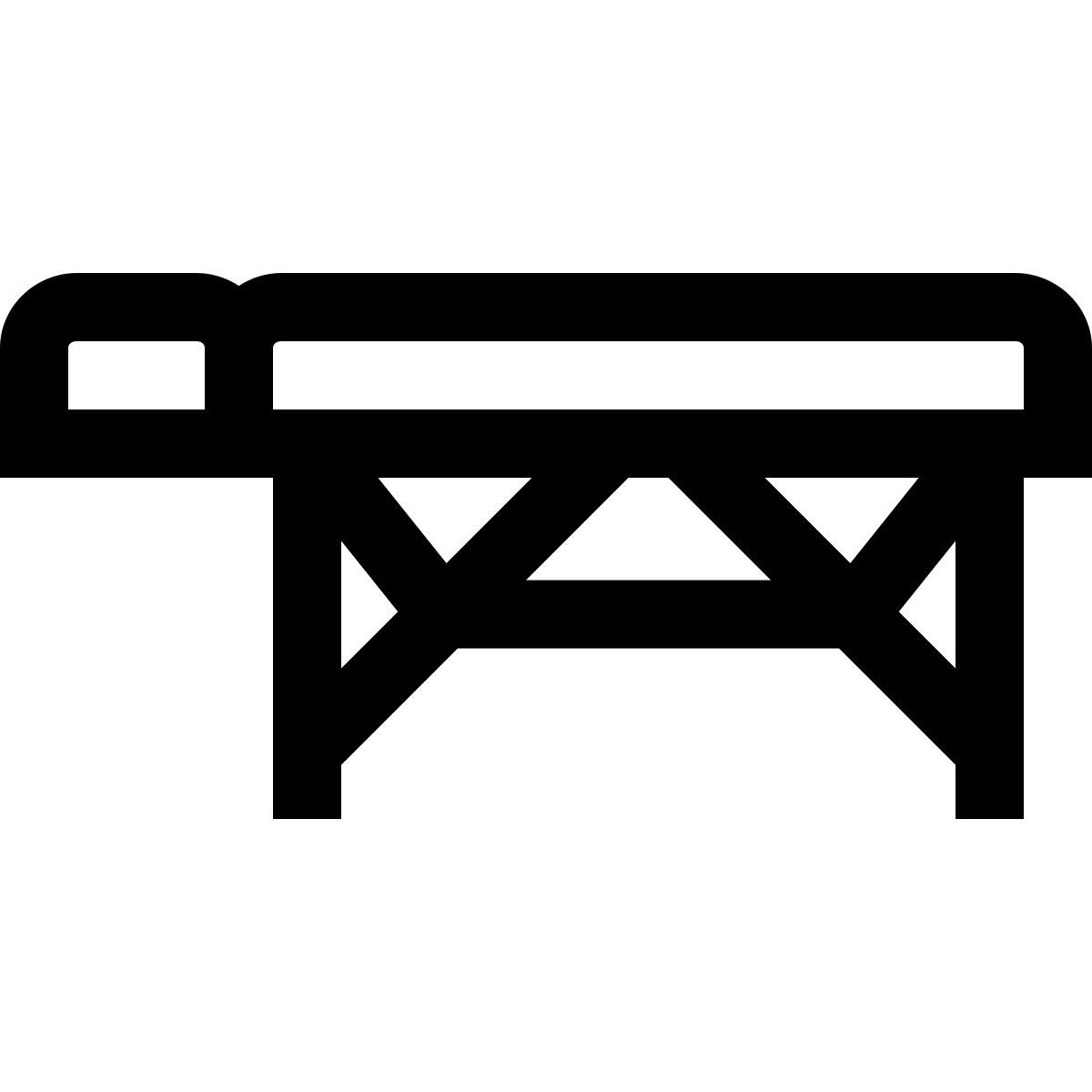 windows 10 style table de massage en aluminium icon