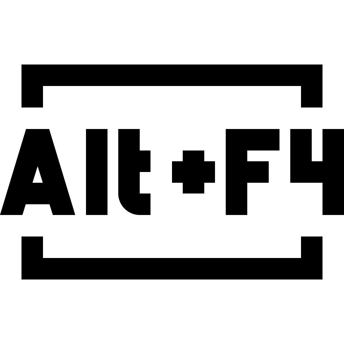 windows 10 style alt plus f4 taste icon