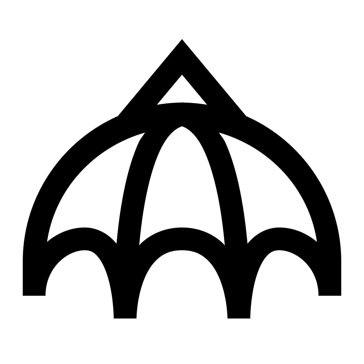windows 10 style 拱帐篷 icon
