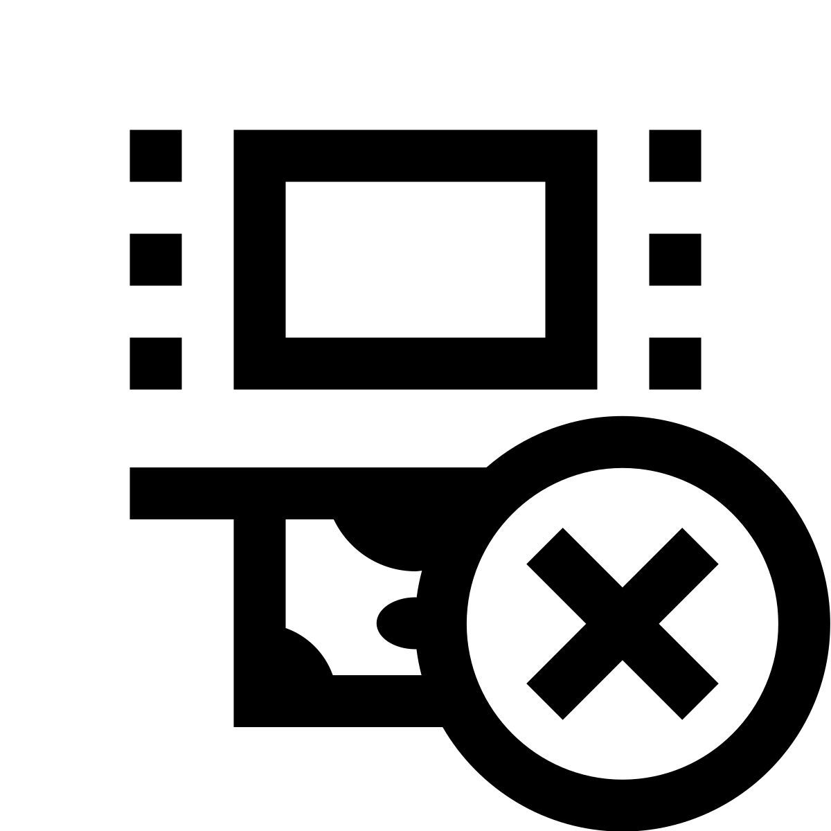 windows 10 style atm annuler icon