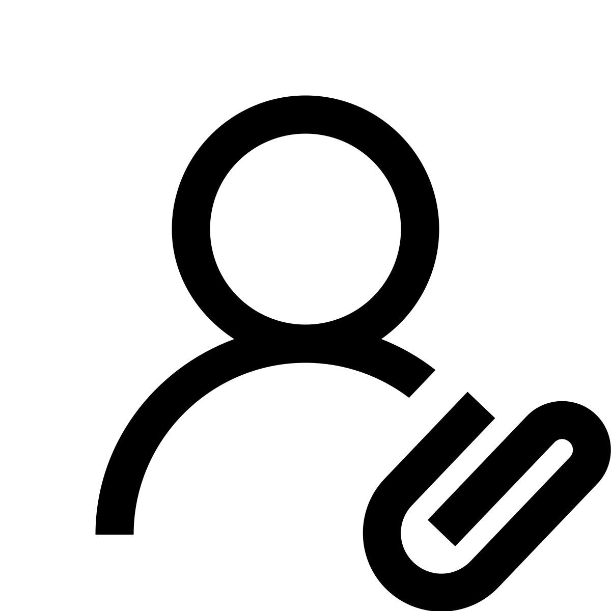 windows 10 style allegare curriculum maschile icon